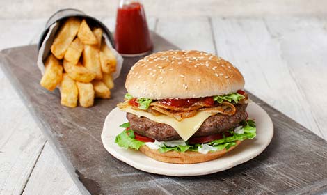 Goldstar US Style Beef Burger 4oz - Kepak Foodservice