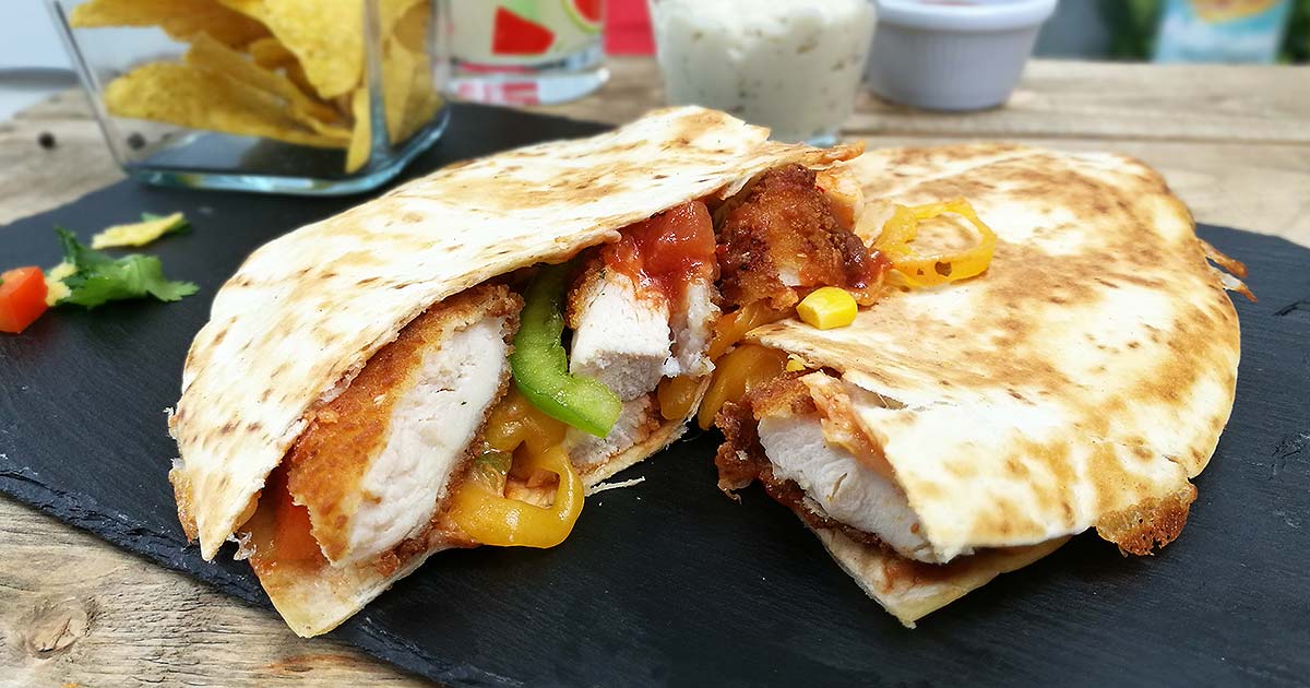 Chicken Fillet Quesadilla - Kepak Foodservice